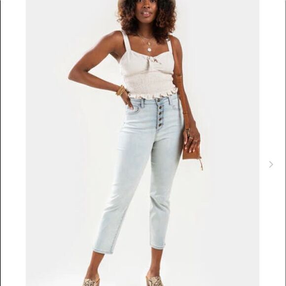 NWT FRANCESCAS HARPER HERITAGE JEANS. ‎ Size 25 - Picture 1 of 6